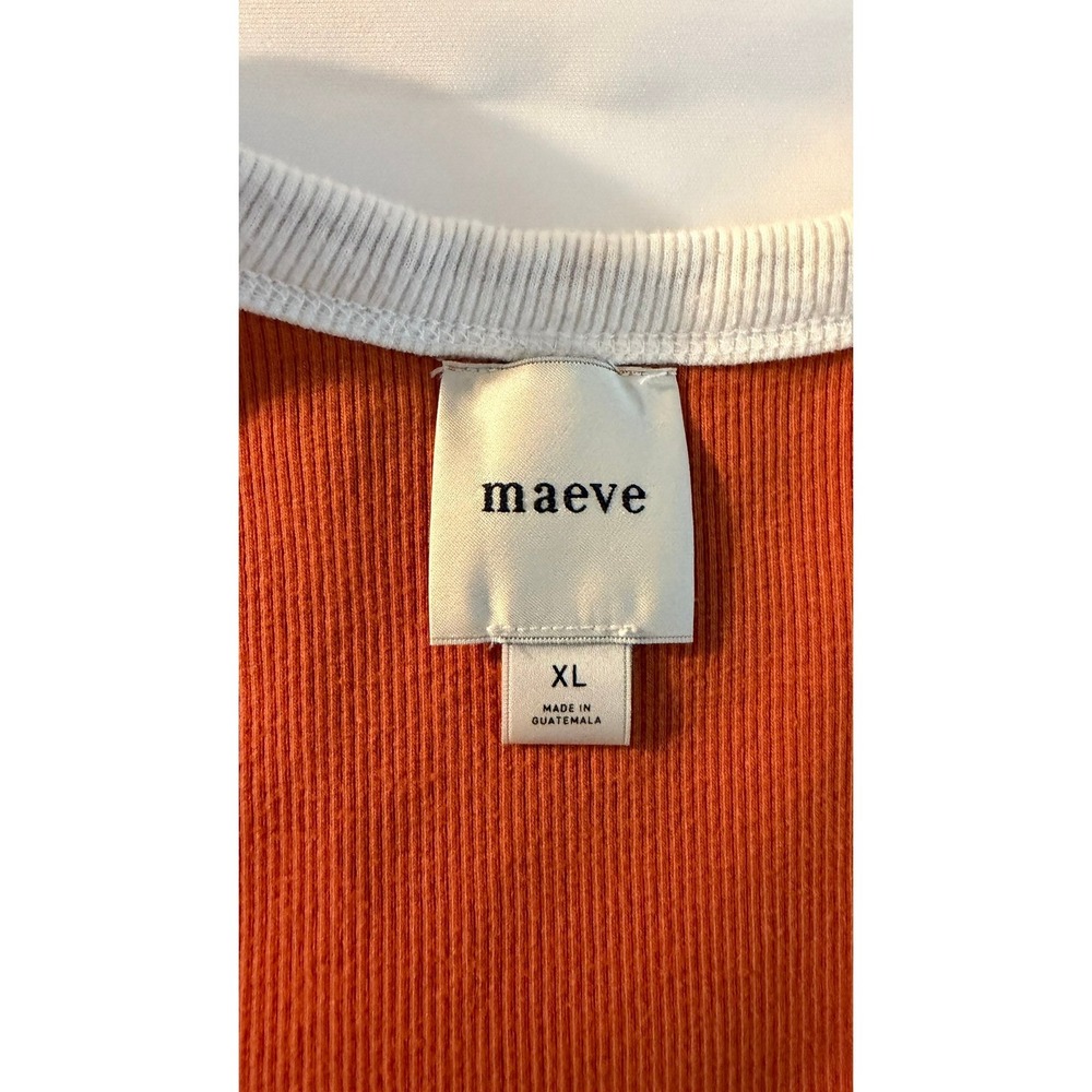 Anthropologie Maeve The Blair Baby Tee Sleeveless Cropped Racerback Size XL - Picture 6 of 10